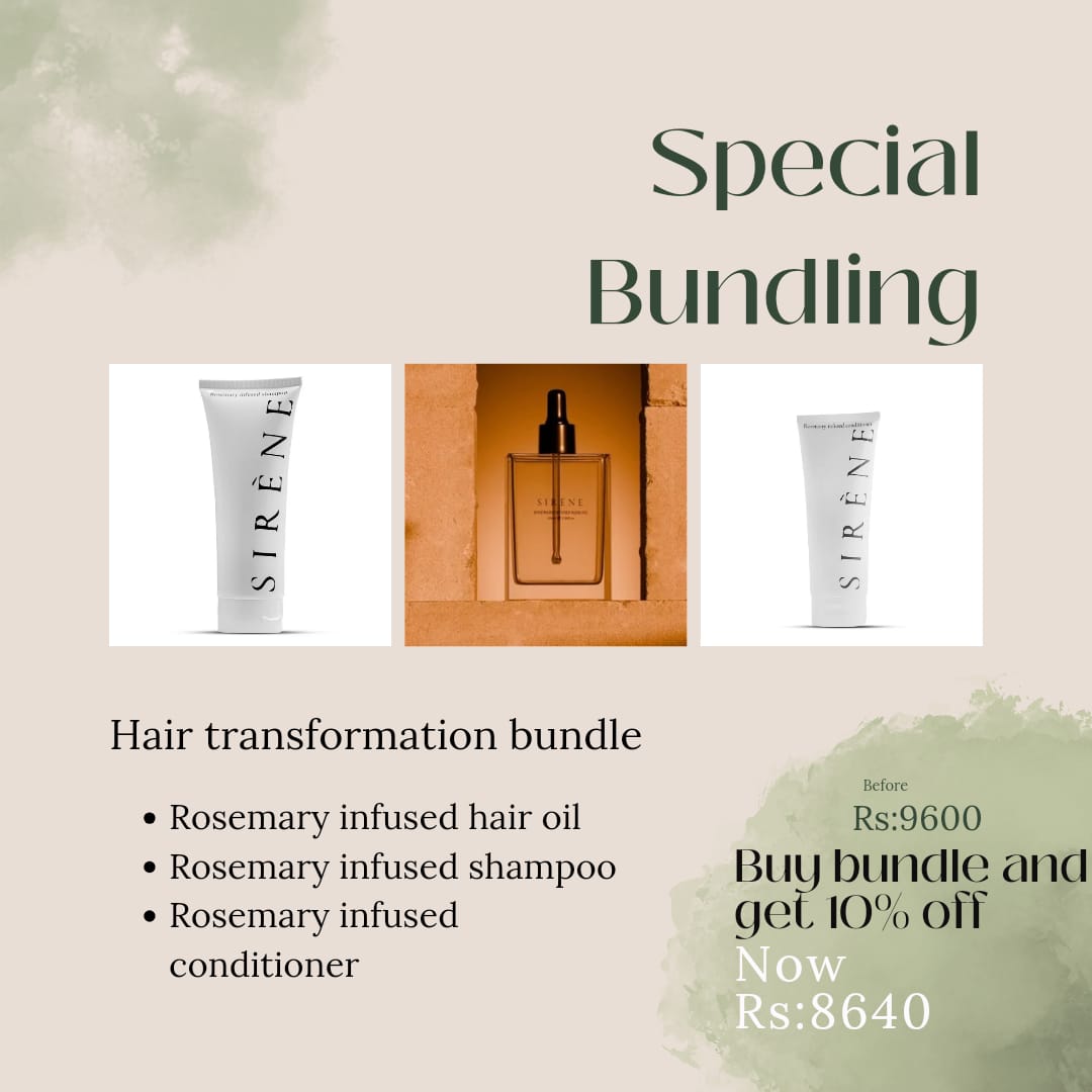 Sirène Rosemary Hair care bundle